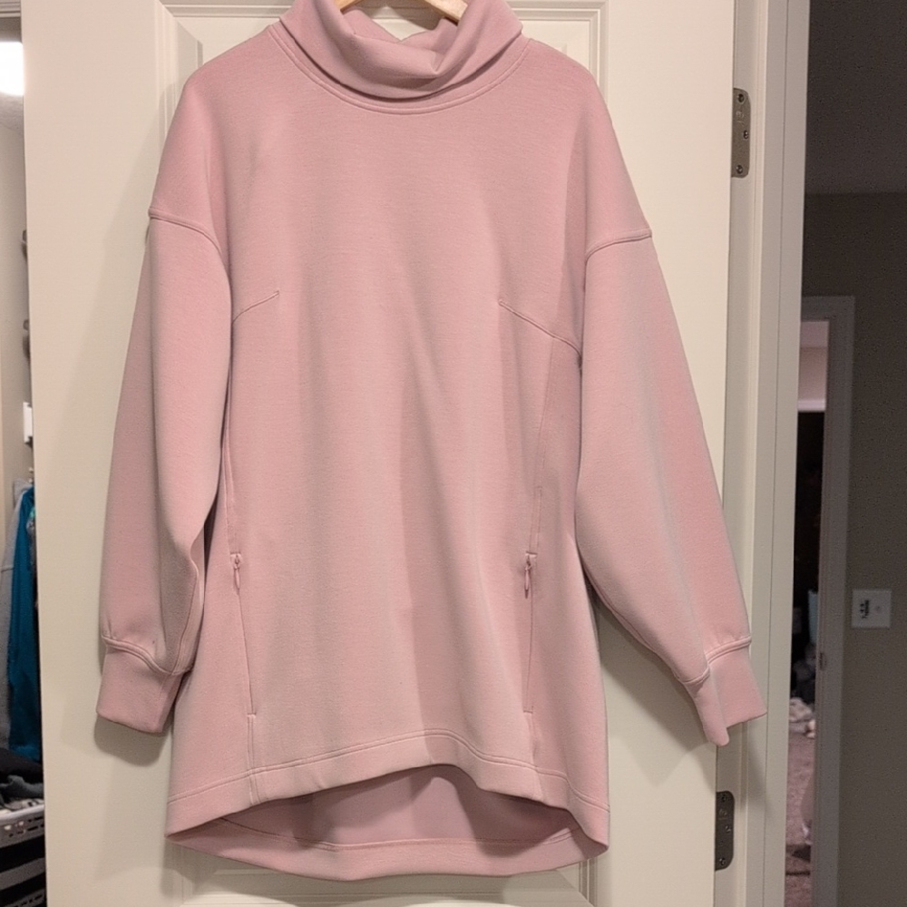 Lululemon Pink Turtleneck Sweater
